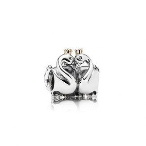 Pandora Swan 14k Gold Charm